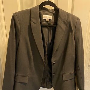 Women’s charcoal suit